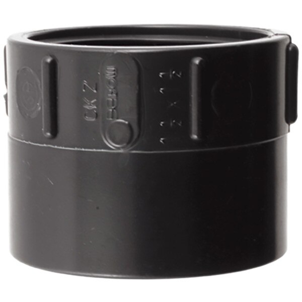 ABS DWV Female Flush Adapter 2"