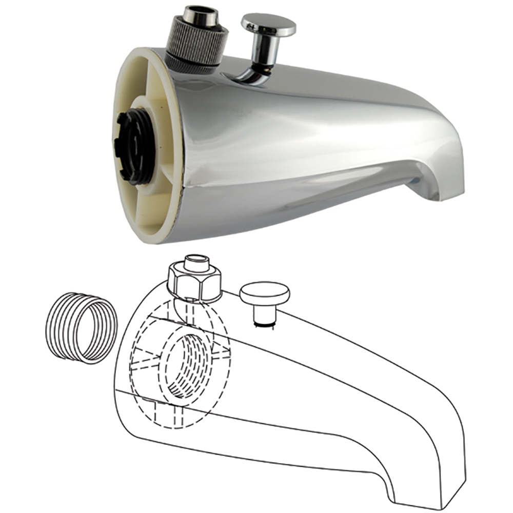 UNIVERSAL DIVERTER SPOUT 1/2