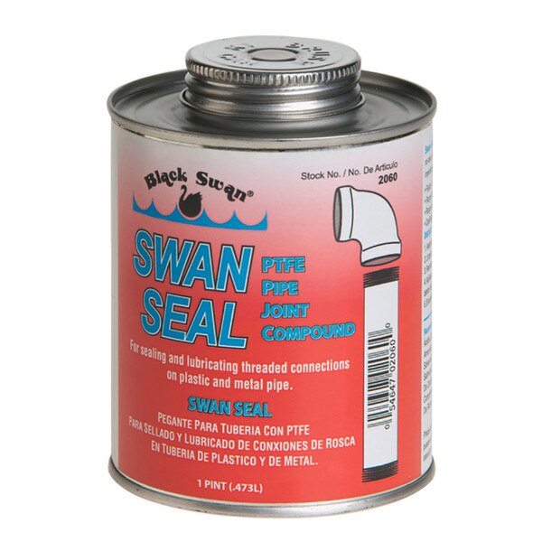 Black Swan's Swan Seal PTFE Pipe Joint Compound 16 Oz.