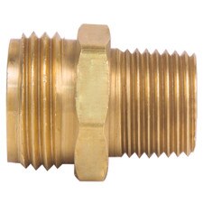 Brass 3/4-in MHT x 1/2-in MIP Adapter